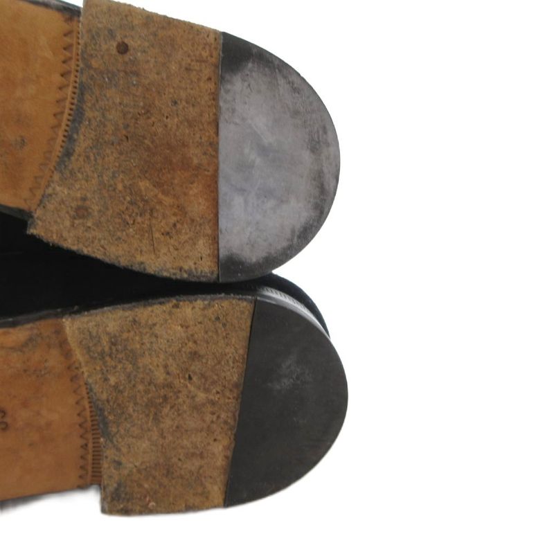 Gucci Horsebit Loafers Moccasins Suede Leather 35 Black JS - GY18