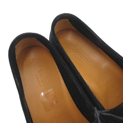 Gucci Horsebit Loafers Moccasins Suede Leather 35 Black JS - GY18