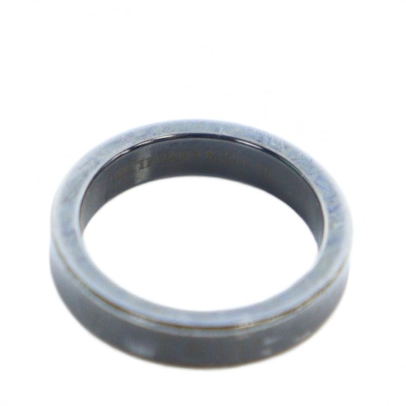 Tiffany & Co Tiffany & CO 1837 Ring Accessories Ring Logo #10 Black Rm1120r -