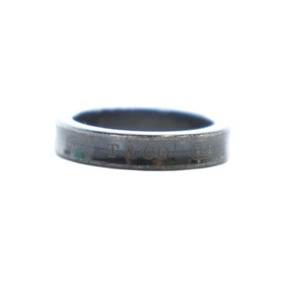 Tiffany & Co Tiffany & CO 1837 Ring Accessories Ring Logo #10 Black Rm1120r -