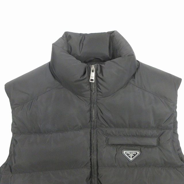 Polar Prada "padded Re-nylon Vest" Down Jacket Blouson Triangle Logo Triangle
