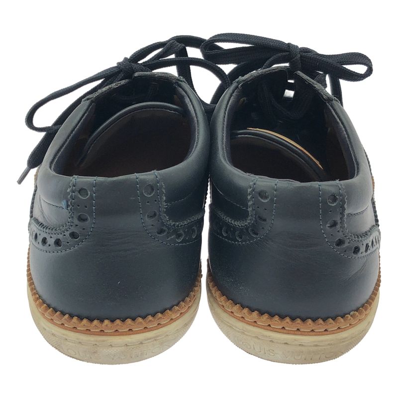 Louis Vuitton Medallion Low Cut Sneakers Navy 6 1 2