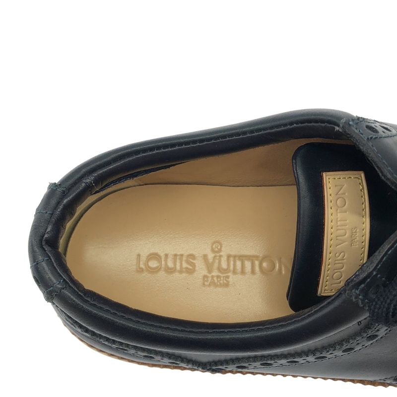 Louis Vuitton Medallion Low Cut Sneakers Navy 6 1 2