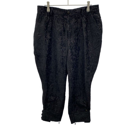 Gucci Sample 12aw Silk Jacquard Jodhpurs Pants 300638 Black 40