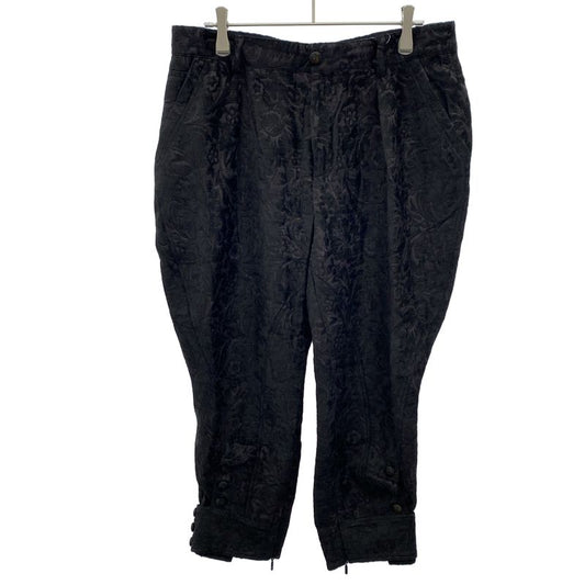 Gucci Sample 12aw Silk Jacquard Jodhpurs Pants 300638 Black 40