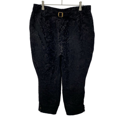 Gucci Sample 12aw Silk Jacquard Jodhpurs Pants 300638 Black 40