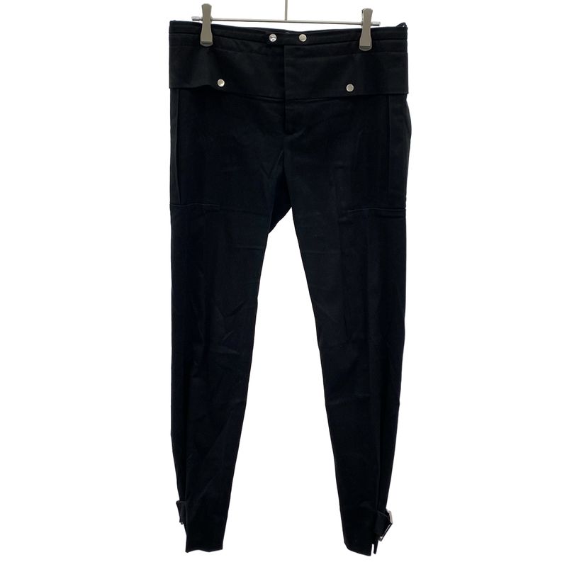 Gucci Sample 11ss Belted Slacks Pants 257092 Black 40