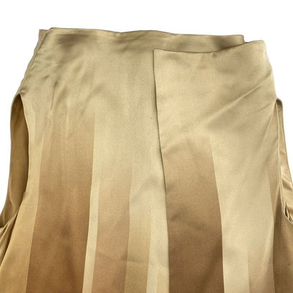 Gucci Sample 2010aw Silk Satin Dress 250317 Brown 40