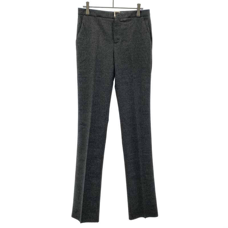 Gucci 10aw Wool Cashmere Stretch Slacks Pants 243568 Zz809 Gray 40