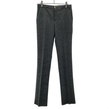 Gucci 10aw Wool Cashmere Stretch Slacks Pants 243568 Zz809 Gray 40