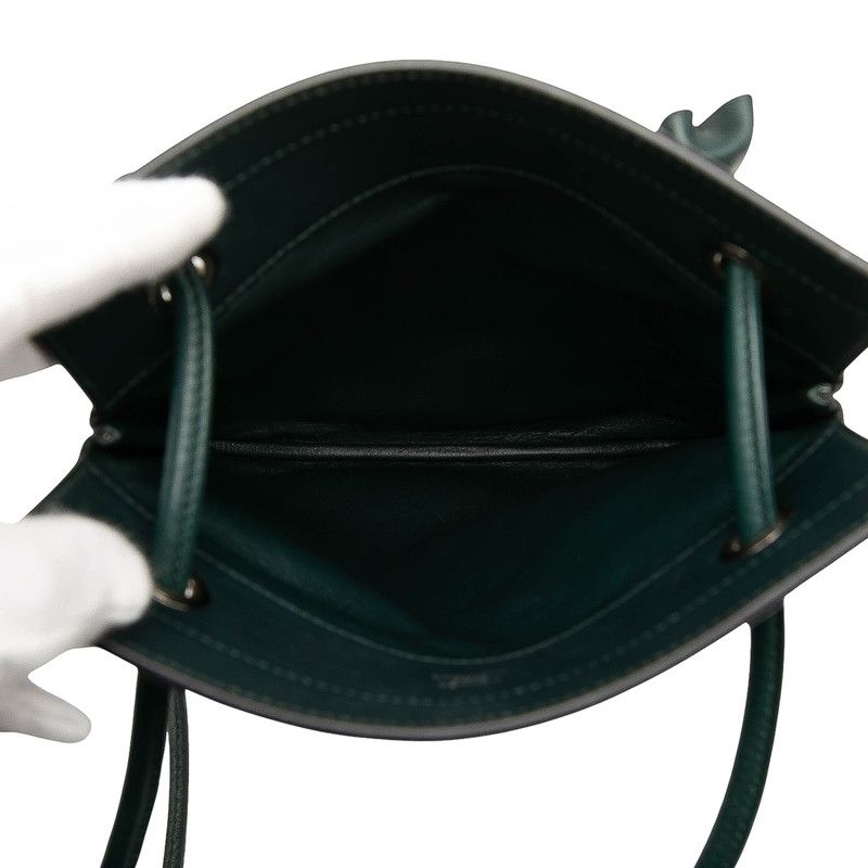 Hermes Aline Mini Crossbody Shoulder Bag Veil Cypress Green Swift Women Hermes