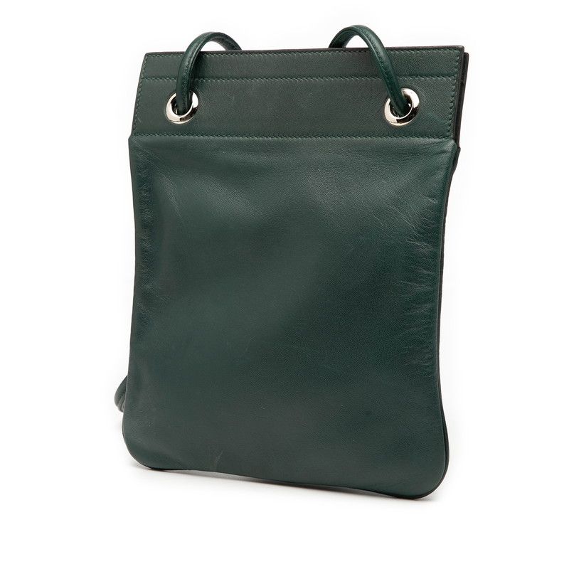 Hermes Aline Mini Crossbody Shoulder Bag Veil Cypress Green Swift Women Hermes