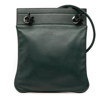Hermes Aline Mini Crossbody Shoulder Bag Veil Cypress Green Swift Women Hermes