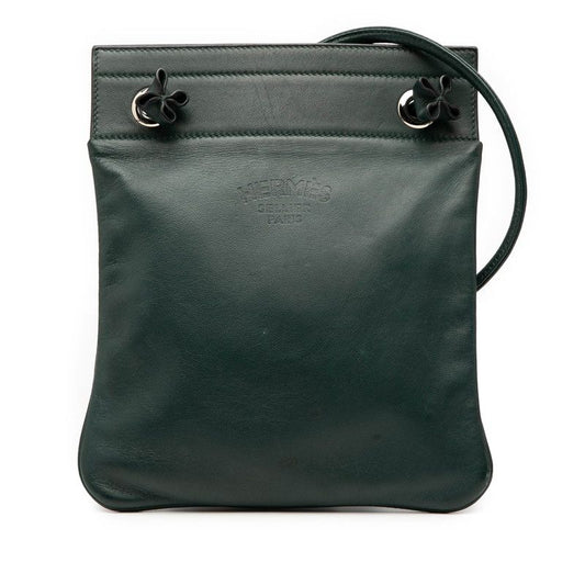 Hermes Aline Mini Crossbody Shoulder Bag Veil Cypress Green Swift Women Hermes