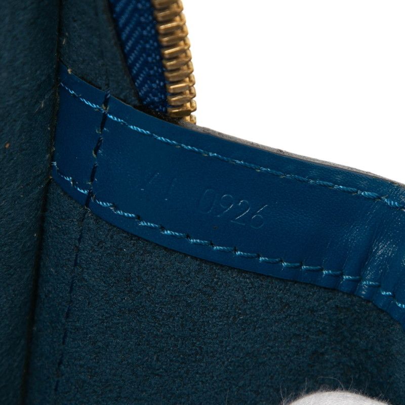 Louis Vuitton Epi Le Sac Shoulder Bag Tote Bag M52285 Toledo Blue Leather Women