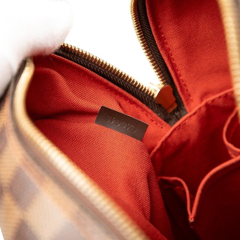 Louis Vuitton Damier Olaf MM Crossbody Shoulder Bag N41441 Brown PVC Leather