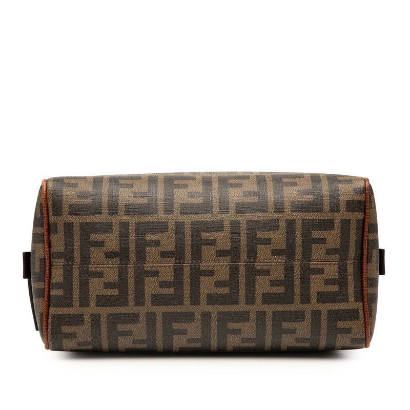 Fendi Zucca 7n0057 Khaki Brown PVC Leather Women's Fendi