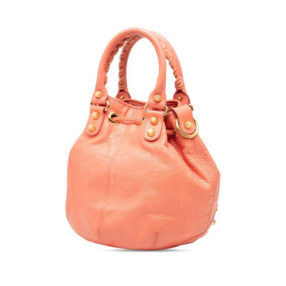 Balenciaga Giant Mini Pom Handbag Shoulder Bag 2WAY 285439 Pink Leather Women
