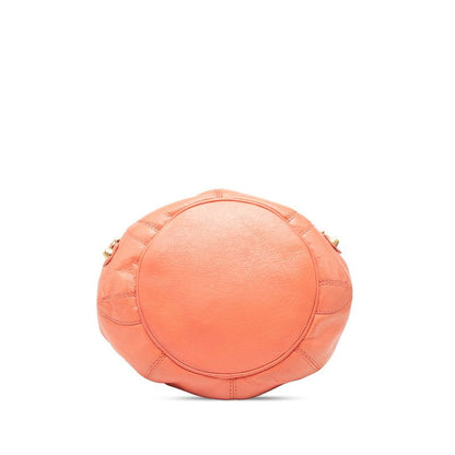 Balenciaga Giant Mini Pom Handbag Shoulder Bag 2WAY 285439 Pink Leather Women