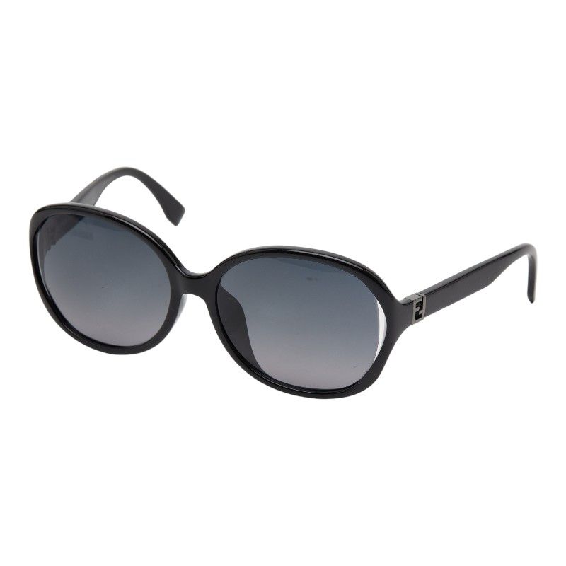 Fendi FF Logo Sunglasses Wellington Gradient Lens Ff0032 F S Black Plastic