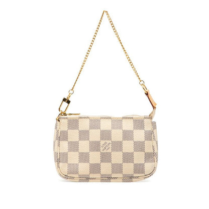 Louis Vuitton Damier Azure Mini Pochette Accessoire Accessory Pouch Handbag