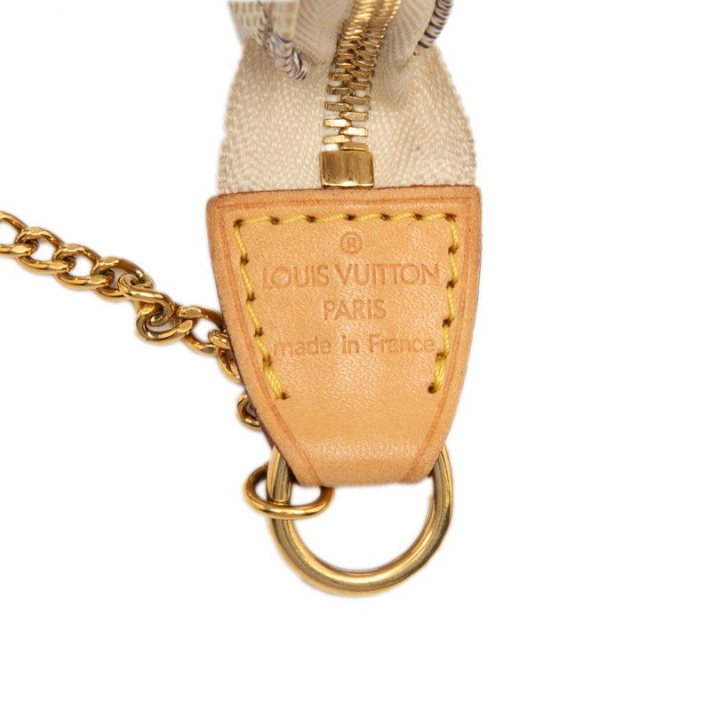 Louis Vuitton Damier Azure Mini Pochette Accessoire Accessory Pouch Handbag
