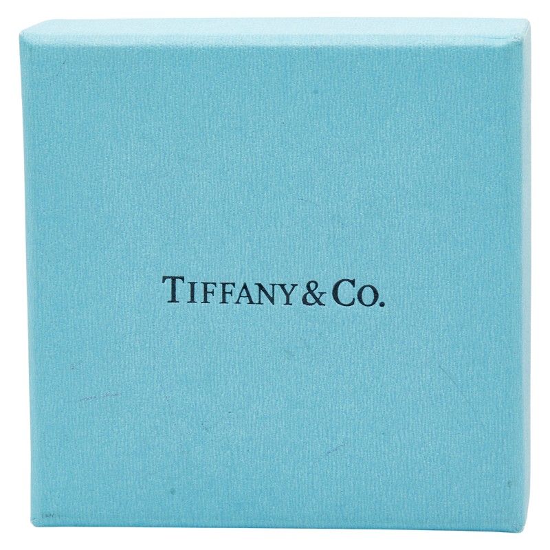 Tiffany & Co Vintage Heart Ribbon Pendant Necklace Sv925 Silver 18K Yellow Gold