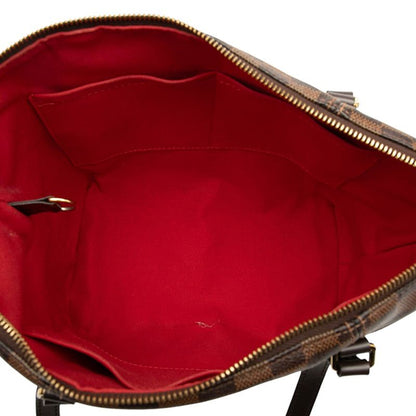 Louis Vuitton Damier Totally PM Tote Bag Shoulder Bag N41282 Brown PVC Leather