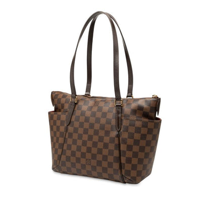 Louis Vuitton Damier Totally PM Tote Bag Shoulder Bag N41282 Brown PVC Leather