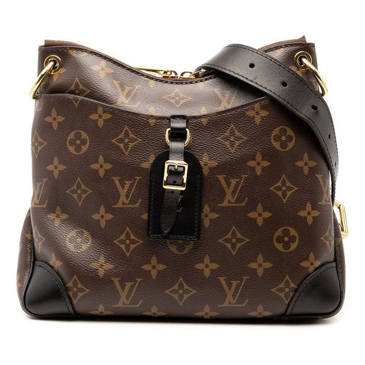 Louis Vuitton Monogram Odeon NM PM Crossbody Shoulder Bag M45353 Brown Black