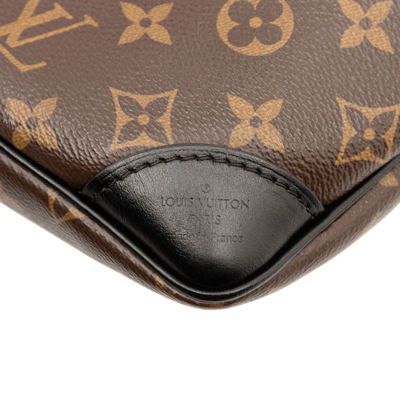 Louis Vuitton Monogram Odeon NM PM Crossbody Shoulder Bag M45353 Brown Black