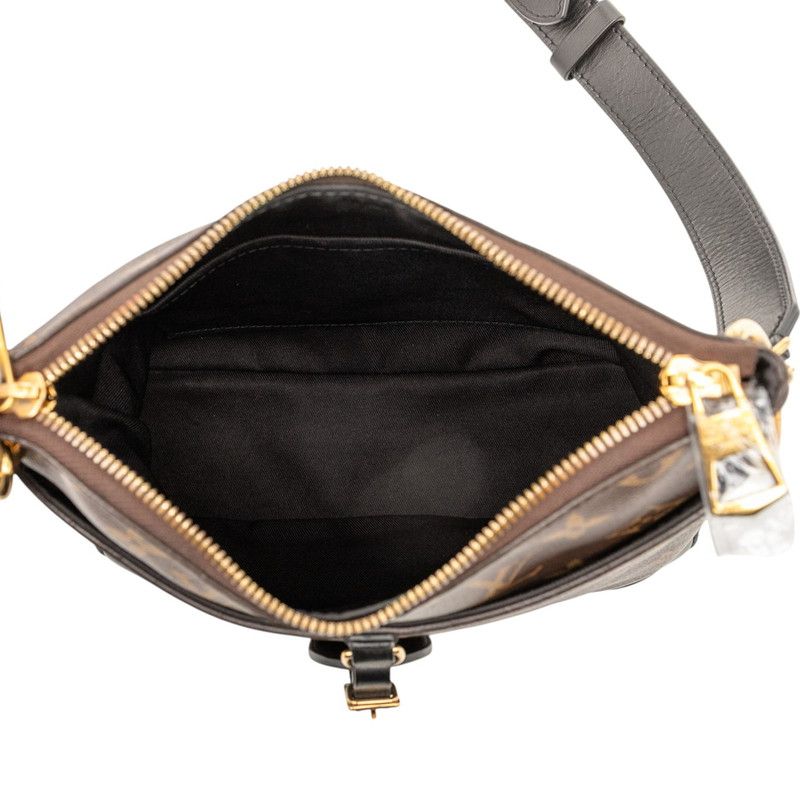 Louis Vuitton Monogram Odeon NM PM Crossbody Shoulder Bag M45353 Brown Black