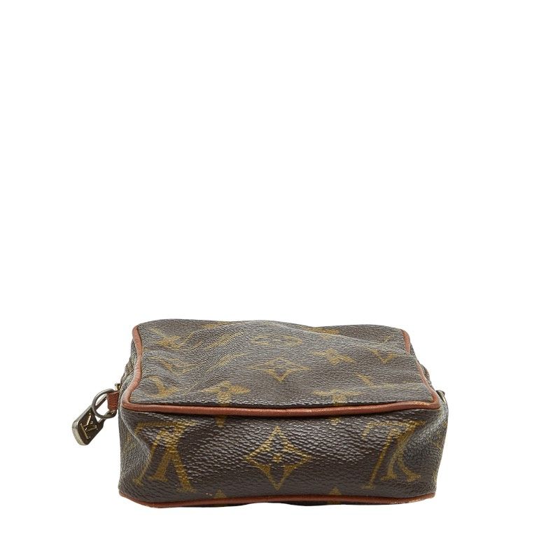 Louis Vuitton Monogram Mini Danube Crossbody Shoulder Bag M45268 Brown PVC