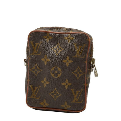 Louis Vuitton Monogram Mini Danube Crossbody Shoulder Bag M45268 Brown PVC