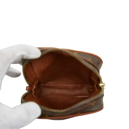 Louis Vuitton Monogram Mini Danube Crossbody Shoulder Bag M45268 Brown PVC