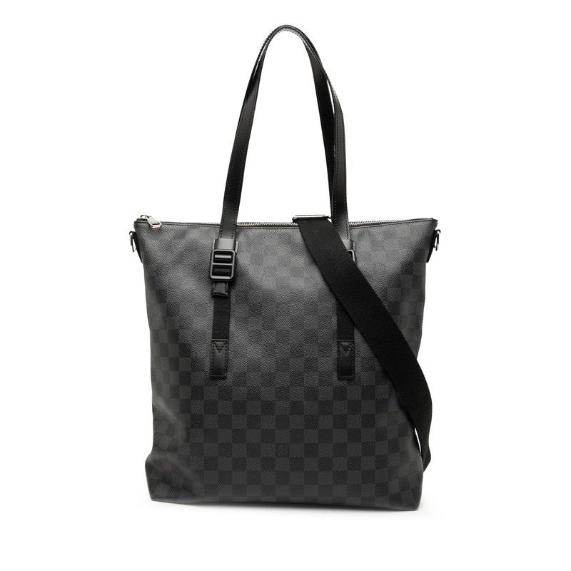 Louis Vuitton Damier Graphite Skyline Tote Bag Shoulder Bag 2WAY N41456 Black
