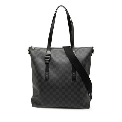 Louis Vuitton Damier Graphite Skyline Tote Bag Shoulder Bag 2WAY N41456 Black