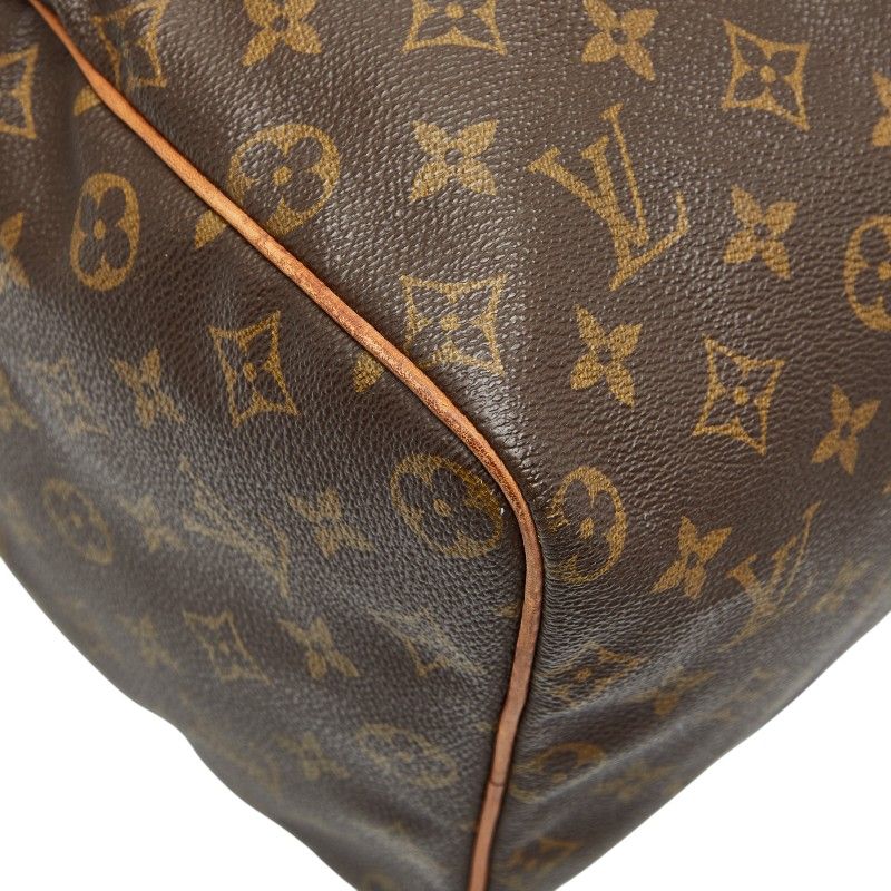 Louis Vuitton Monogram Speedy 40 Handbag Boston Bag Travel Bag M41522 Brown PVC