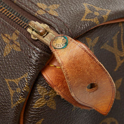 Louis Vuitton Monogram Speedy 40 Handbag Boston Bag Travel Bag M41522 Brown PVC