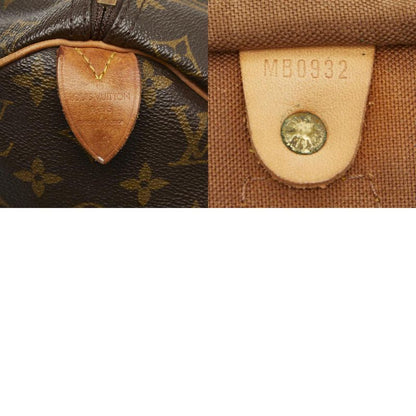 Louis Vuitton Monogram Speedy 40 Handbag Boston Bag Travel Bag M41522 Brown PVC
