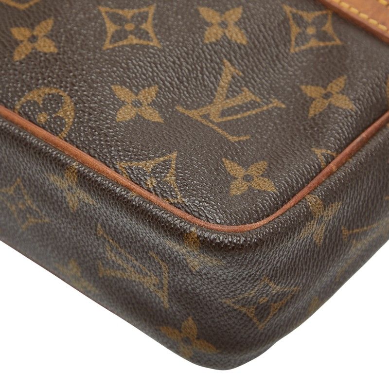 Louis Vuitton Monogram Compiègne 23 M51847 Brown PVC Leather Women Louis Vuitton