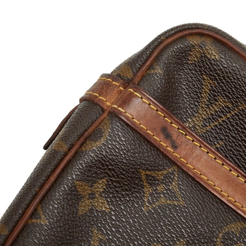 Louis Vuitton Monogram Compiègne 23 M51847 Brown PVC Leather Women Louis Vuitton