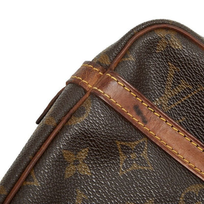 Louis Vuitton Monogram Compiègne 23 M51847 Brown PVC Leather Women Louis Vuitton