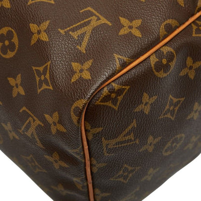 Louis Vuitton Monogram Speedy 30 M41526 Brown PVC Leather Women Louis Vuitton