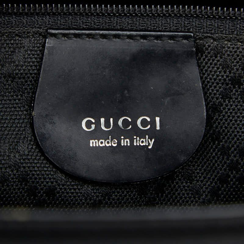 Gucci Bamboo Handbag Shoulder Bag 2WAY 000 1705 Black Nylon Ladies Gucci