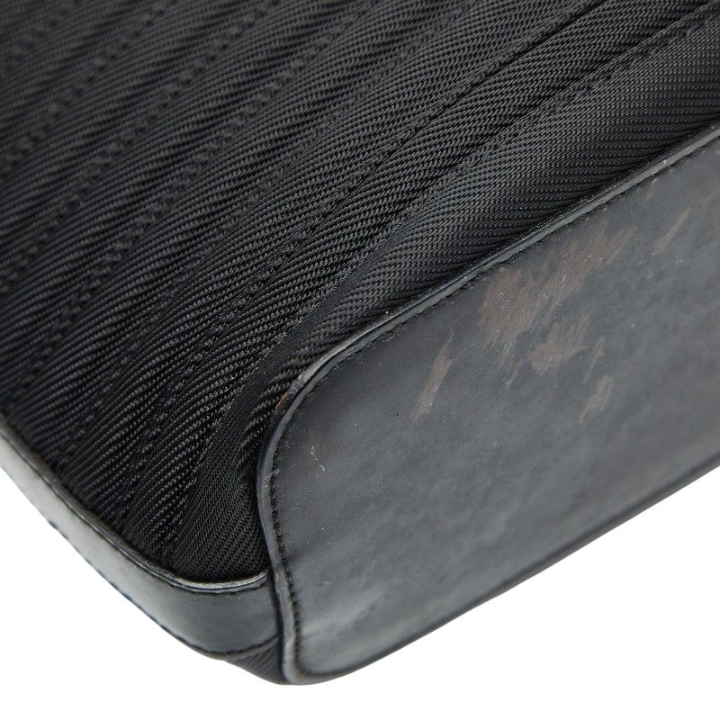 Gucci Bamboo Handbag Shoulder Bag 2WAY 000 1705 Black Nylon Ladies Gucci