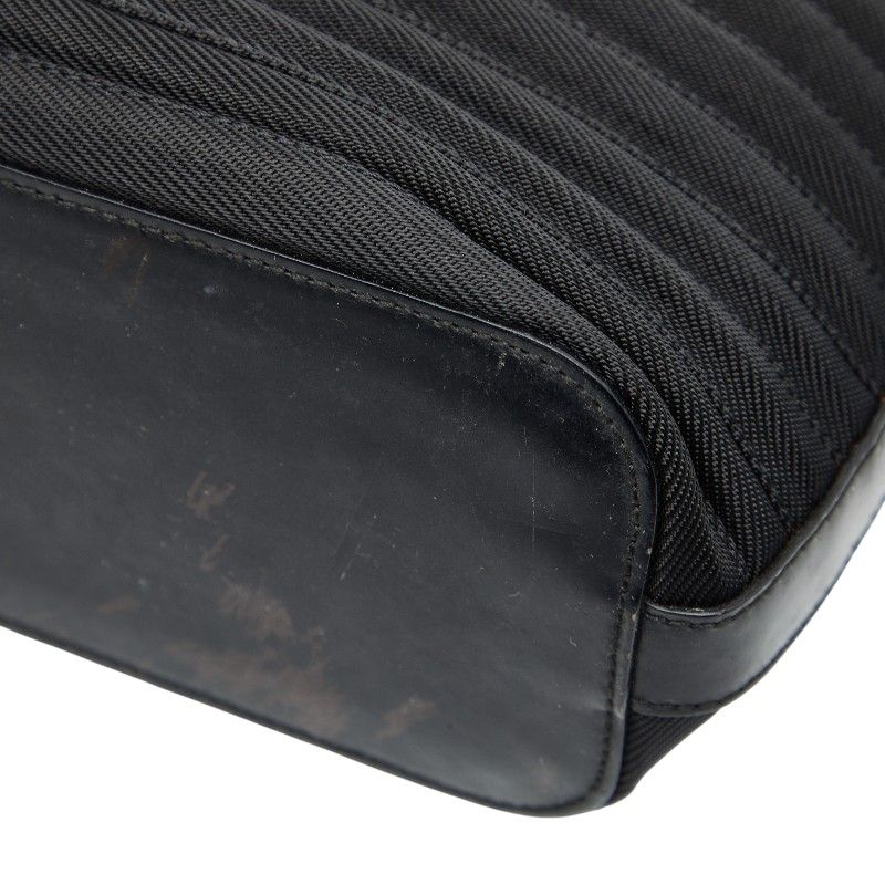 Gucci Bamboo Handbag Shoulder Bag 2WAY 000 1705 Black Nylon Ladies Gucci