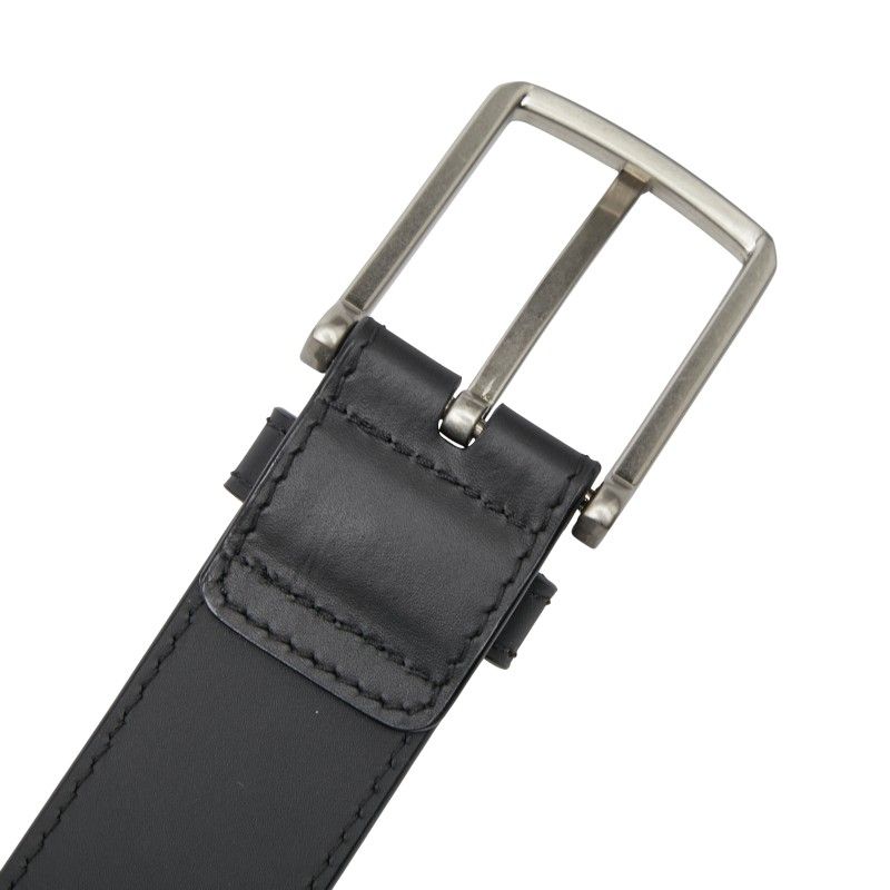 Bottega Veneta Intrecciato Belt Size 38 Black Leather Men's Bottega Veneta