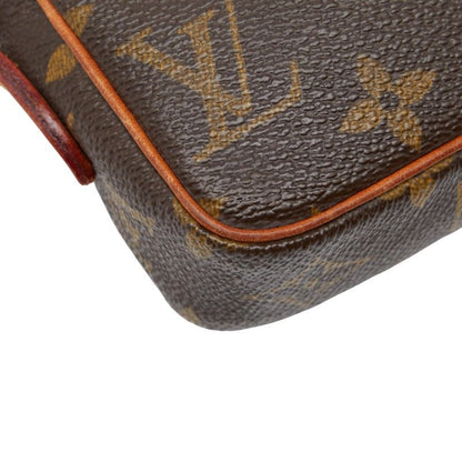 Louis Vuitton Monogram Mini Danube Crossbody Shoulder Bag M45268 Brown PVC