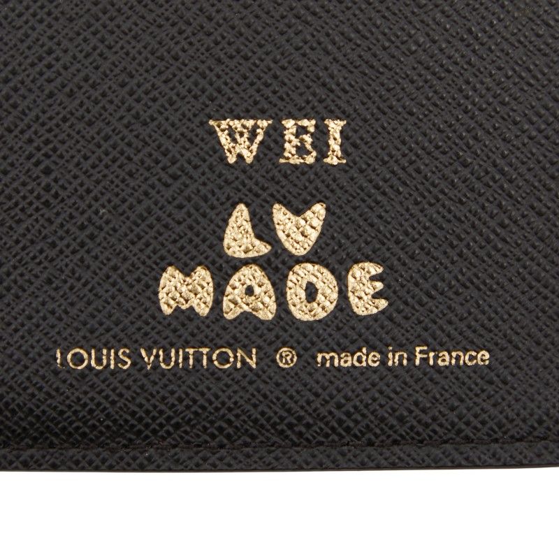 Louis Vuitton X Virgil Abloh X NIGO Portefeuille Plaza M81008 Brown PVC Ladies
